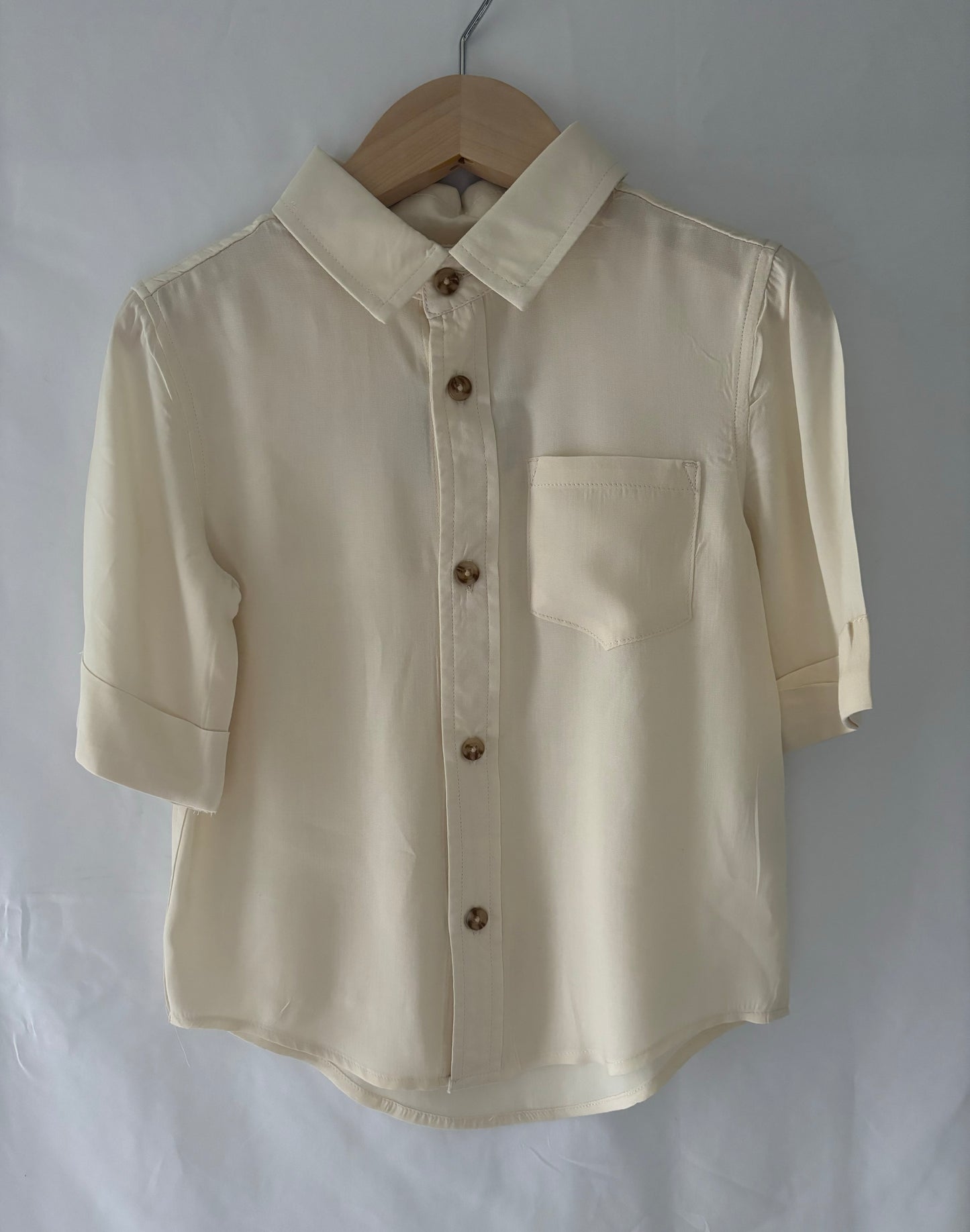 Button Up Shirt - Cream