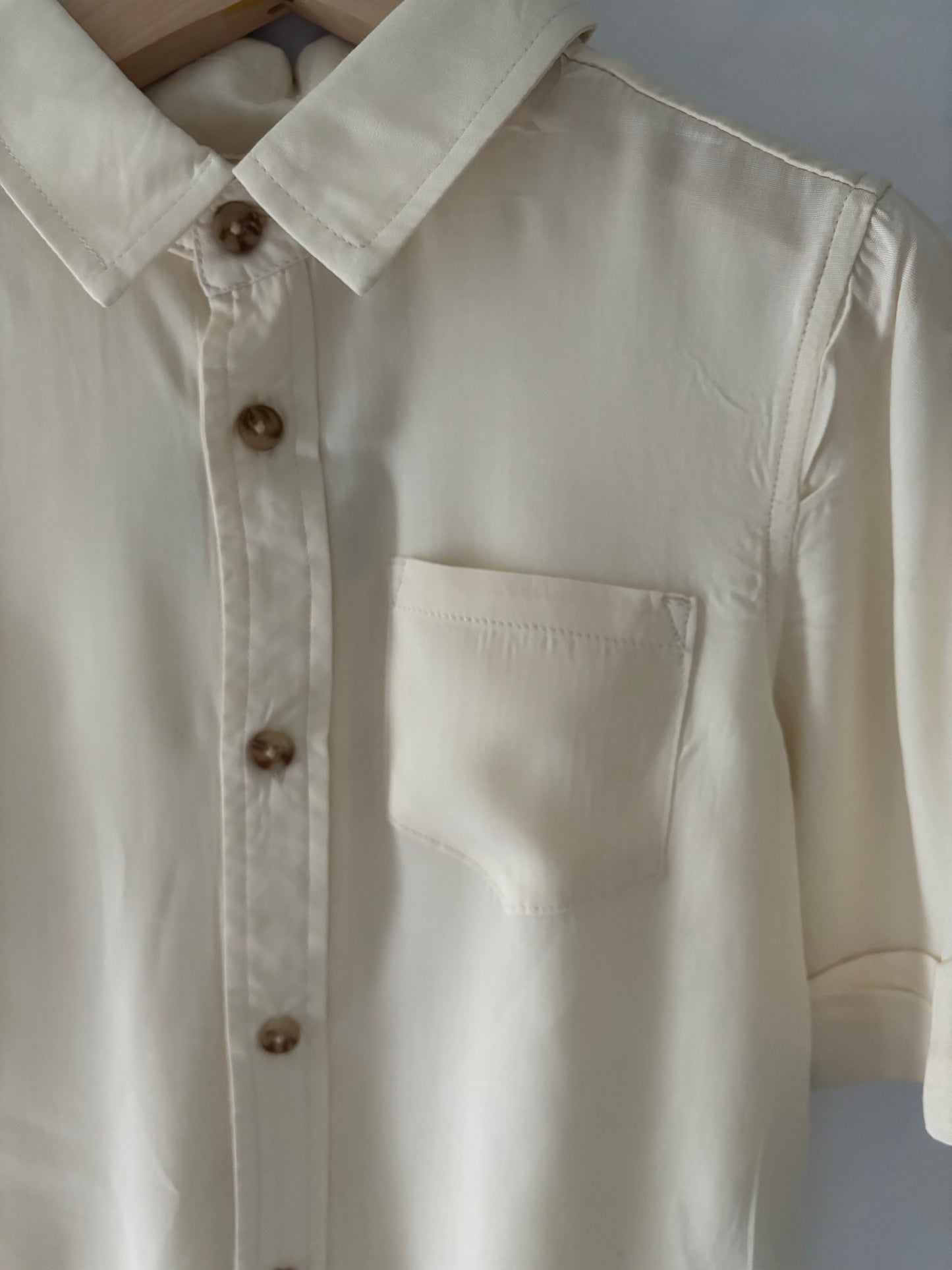 Button Up Shirt - Cream