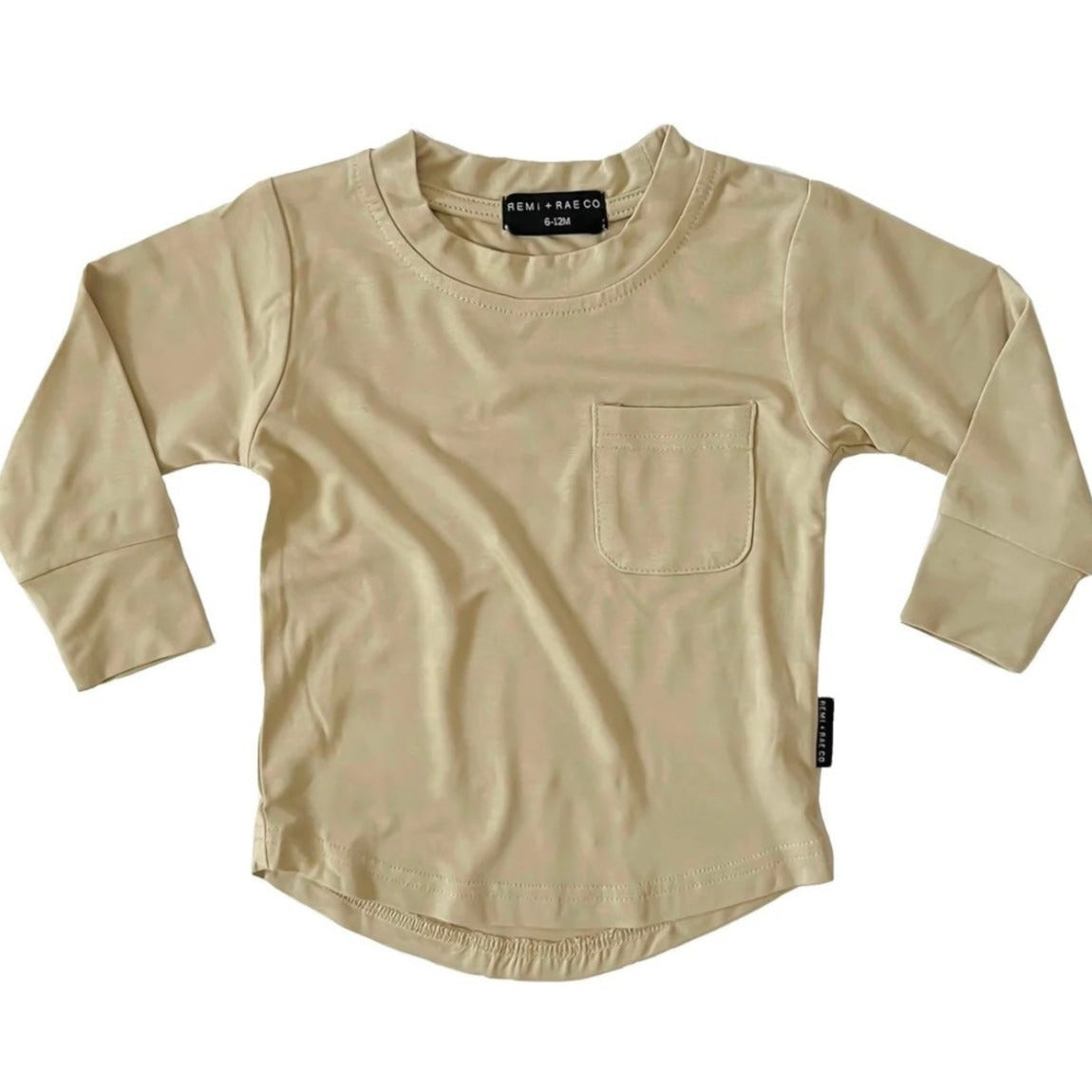 Bamboo Basic Pocket Tee  - SAND