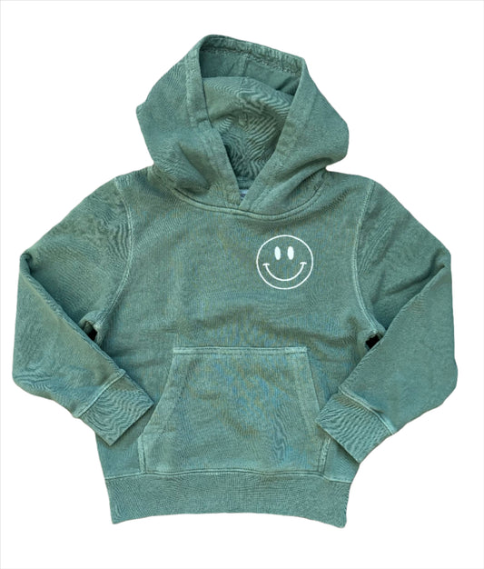 Smiley Hoodie - Green