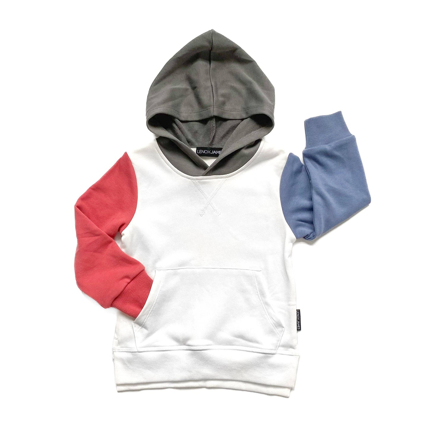 Color Block Hooded Sweatshirt