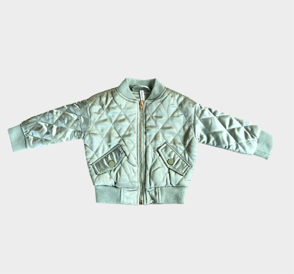 Bomber Jacket - Light Sage