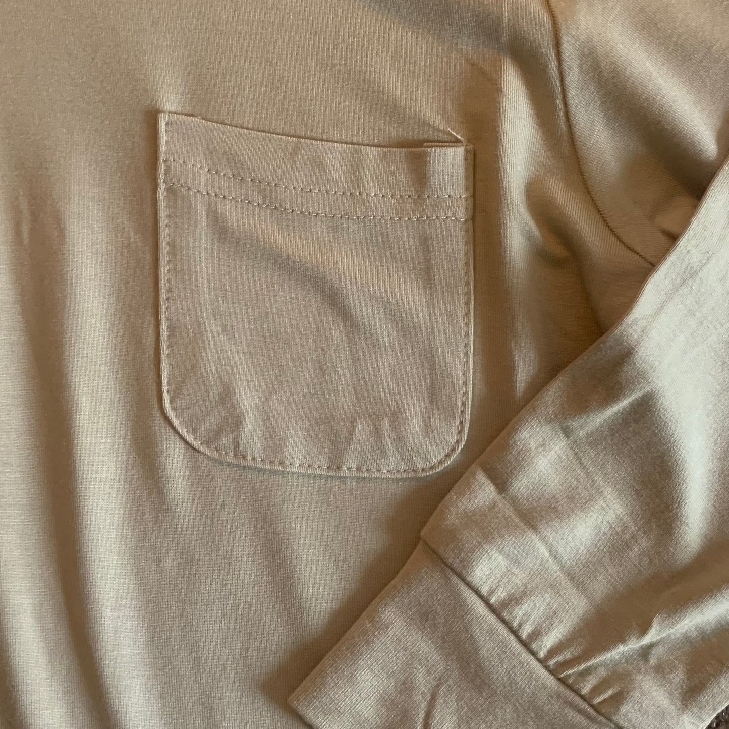 Bamboo Basic Pocket Tee  - SAND