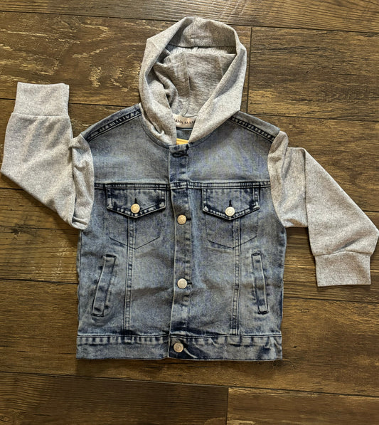 Hooded Denim Jacket