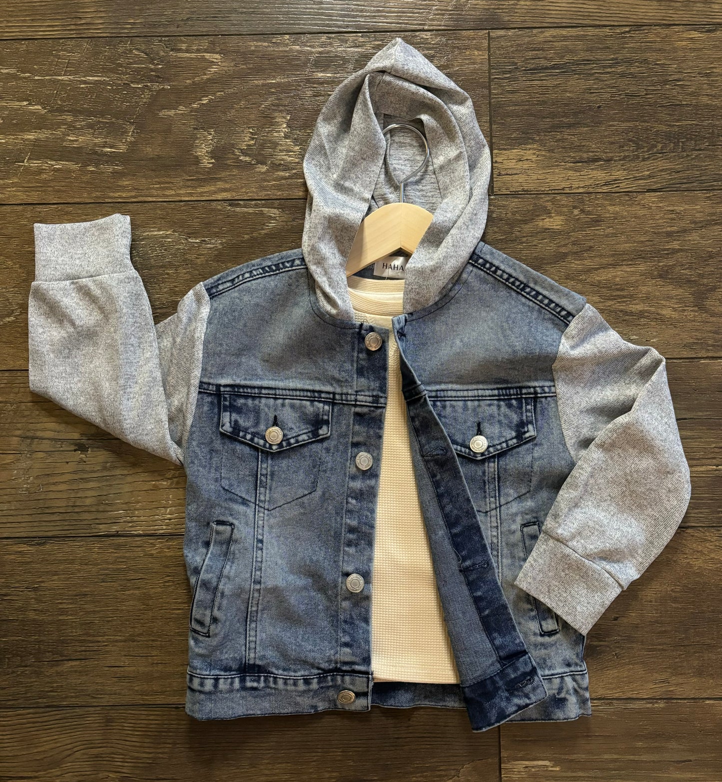 Hooded Denim Jacket