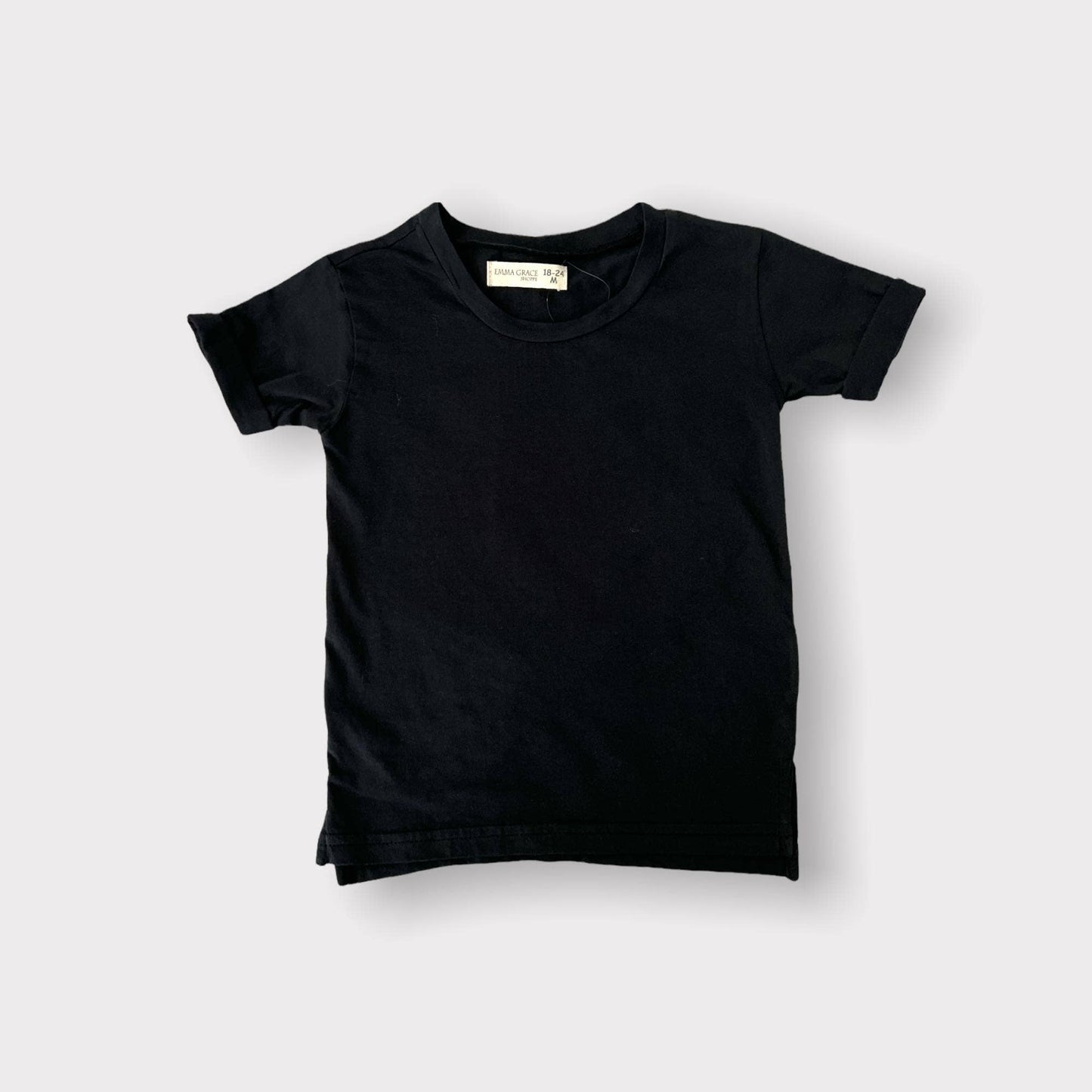 Not-so basic black tee