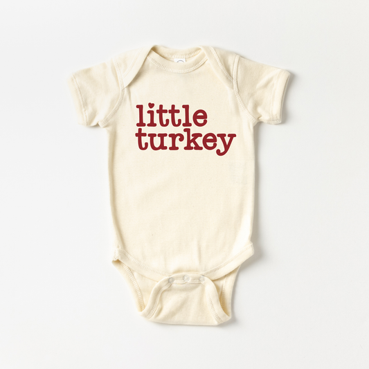 Little Turkey Thanksgiving Bodysuit