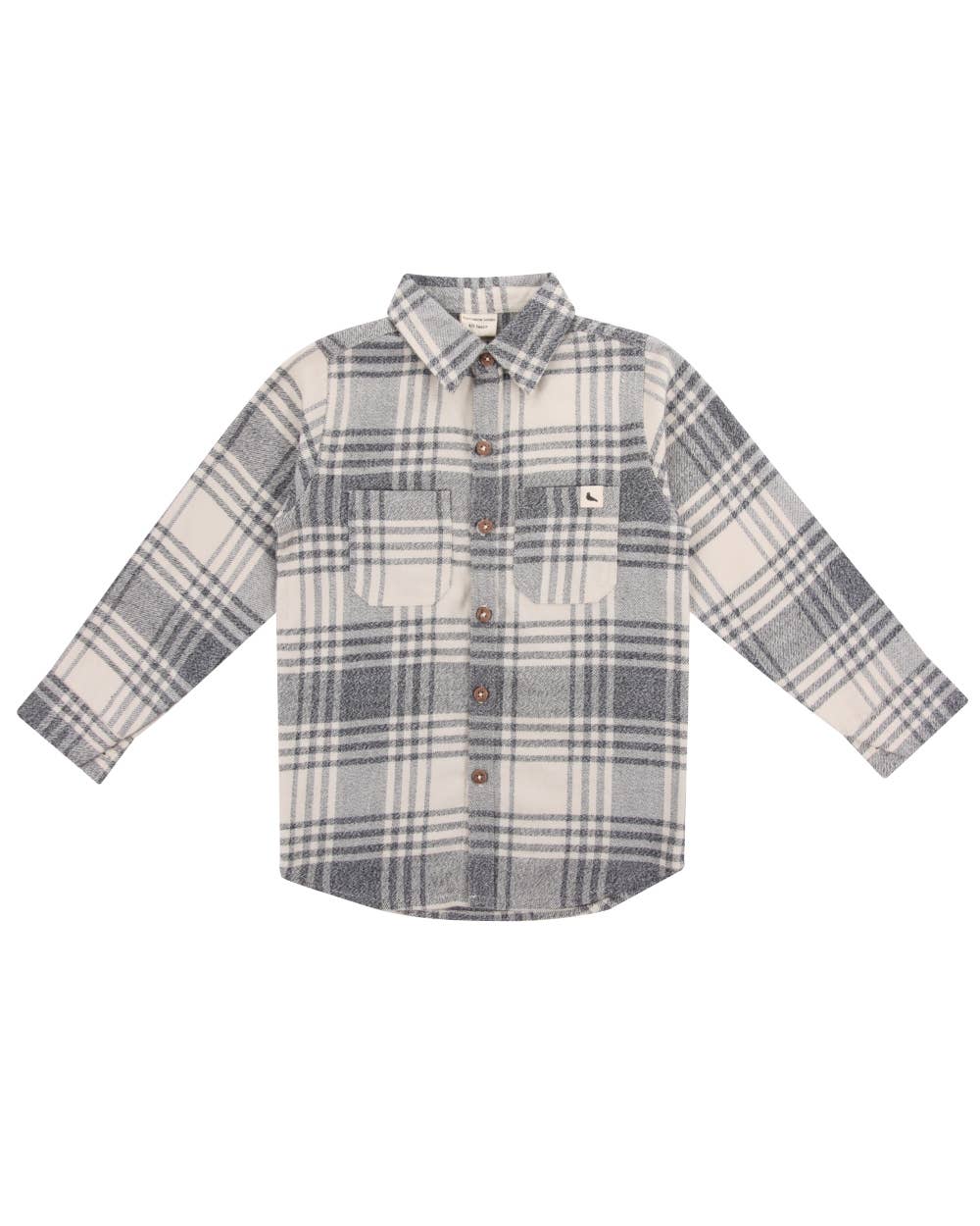 Brushed Checkered Shirt - Grey