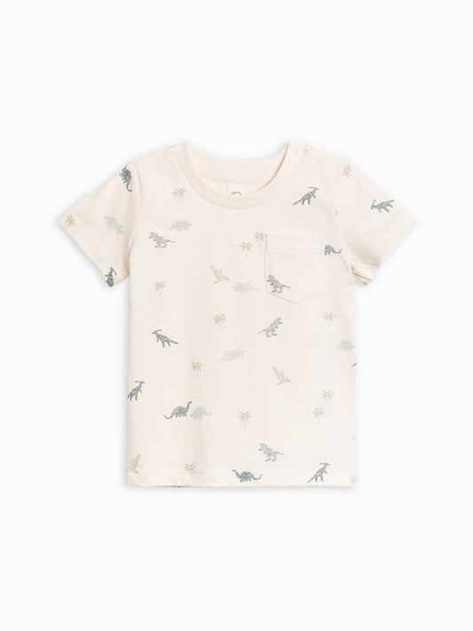 Organic Dino Pocket Tee