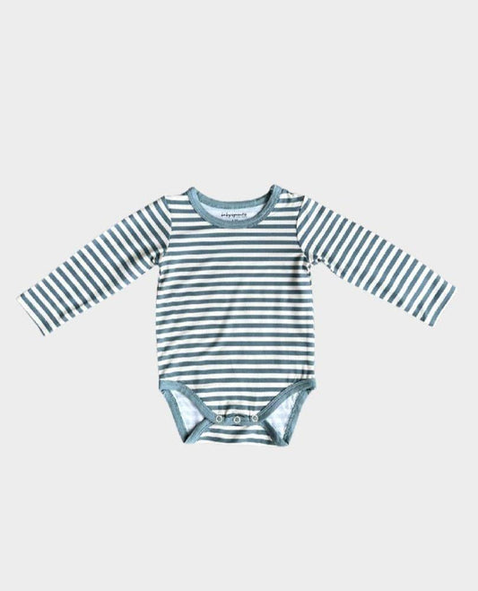 Long Sleeve Bodysuit - Storm Stripe